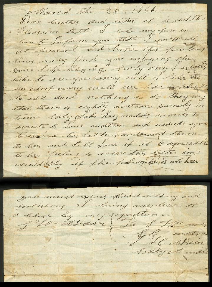 1862 Letter